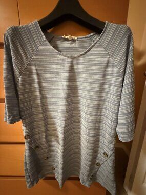 Above and Beyond grey top